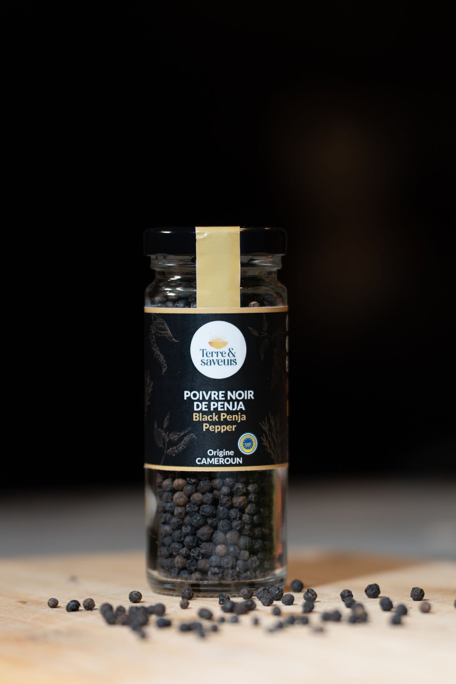 Poivre Noir de Penja - Pot en verre 55g