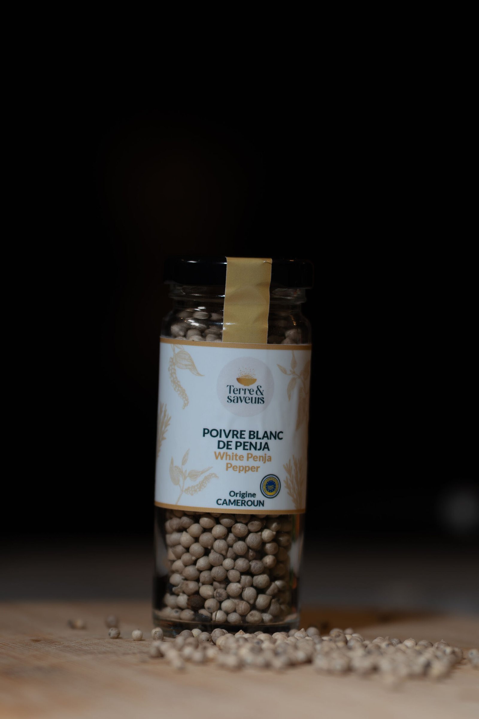 Poivre Blanc de Penja - Pot en verre 55g