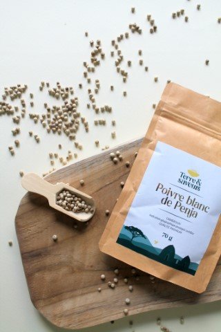 Poivre Blanc de Penja - Sachet 250g