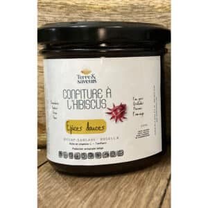Confiture Artisanale à la Fleur d'Hibiscus et aux épices douces africaines