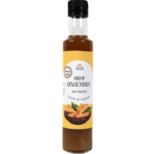 Sirop de gingembre - Bouteille en verre - 250ml
