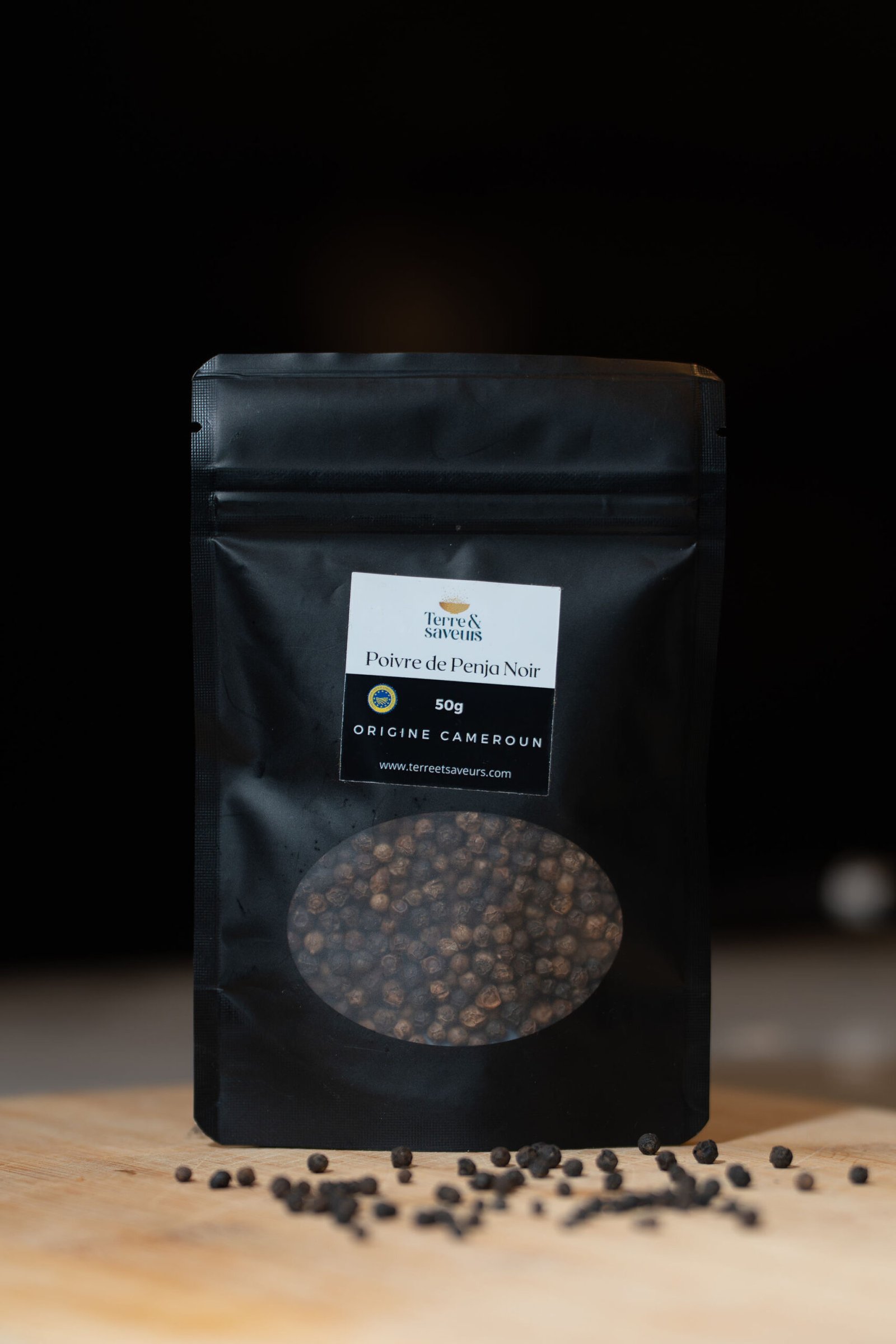 Poivre Noir de Penja - Sachet 50g